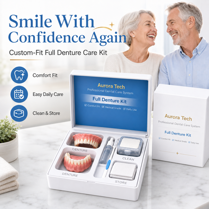 Custom-Fit Instant Smile Dentures – Natural Looking Comfort Fit